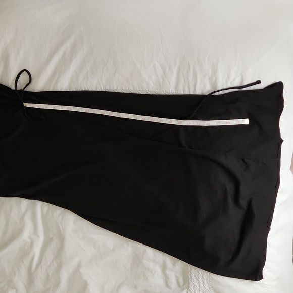NWT Frame Black Morgan Knit Wrap Dress Small - Picture 7 of 8